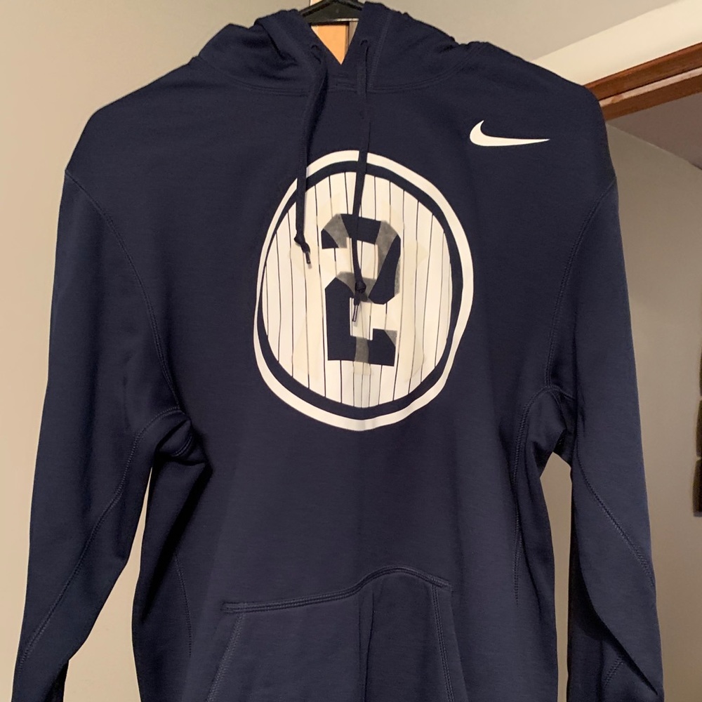 Nike NY Yankees Derek Jeter Hoodie Navy Large